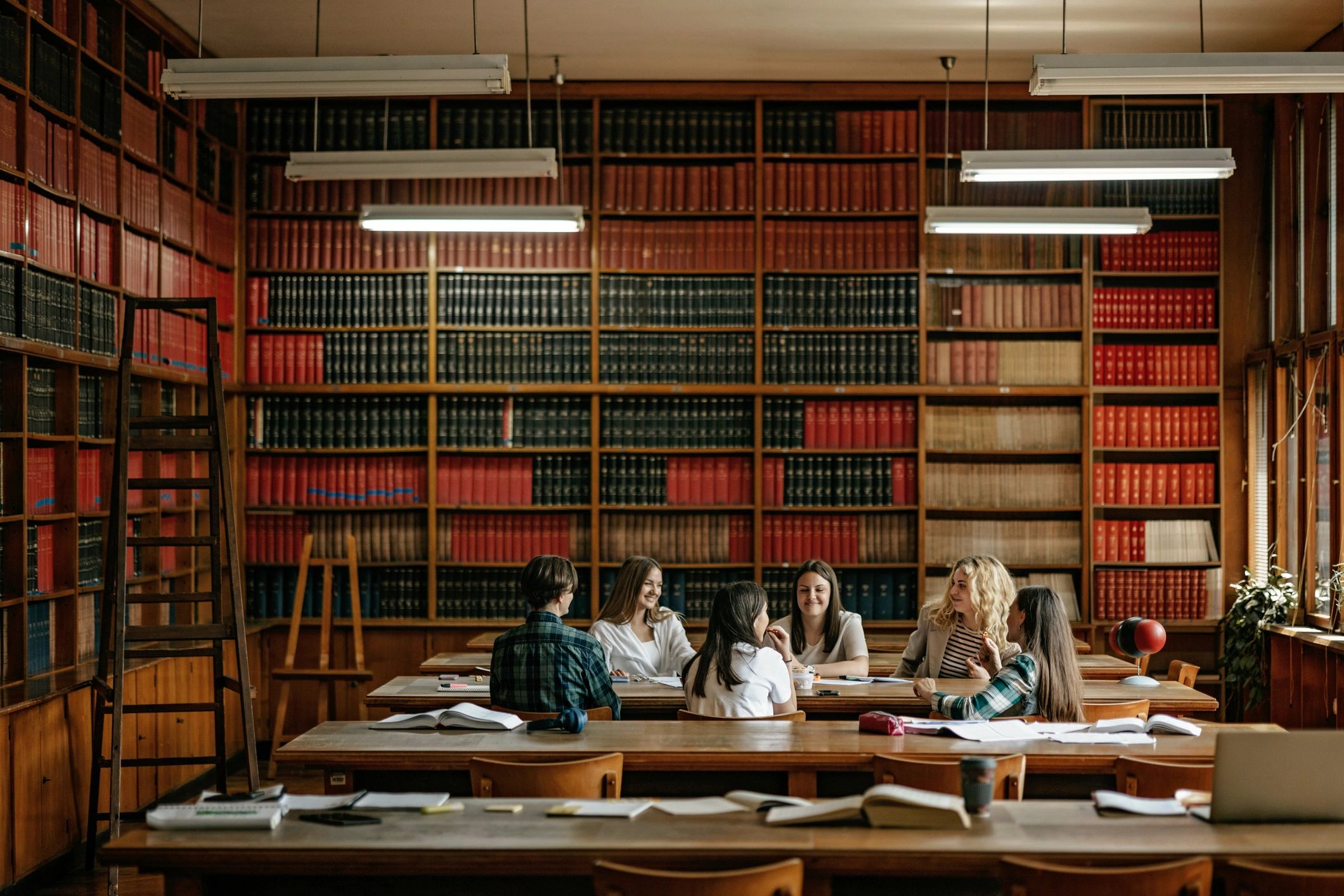 Publishing professionals in a library setting